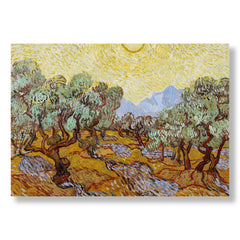 Zeytin Ağaçları II, 1889, Kanvas Tablo