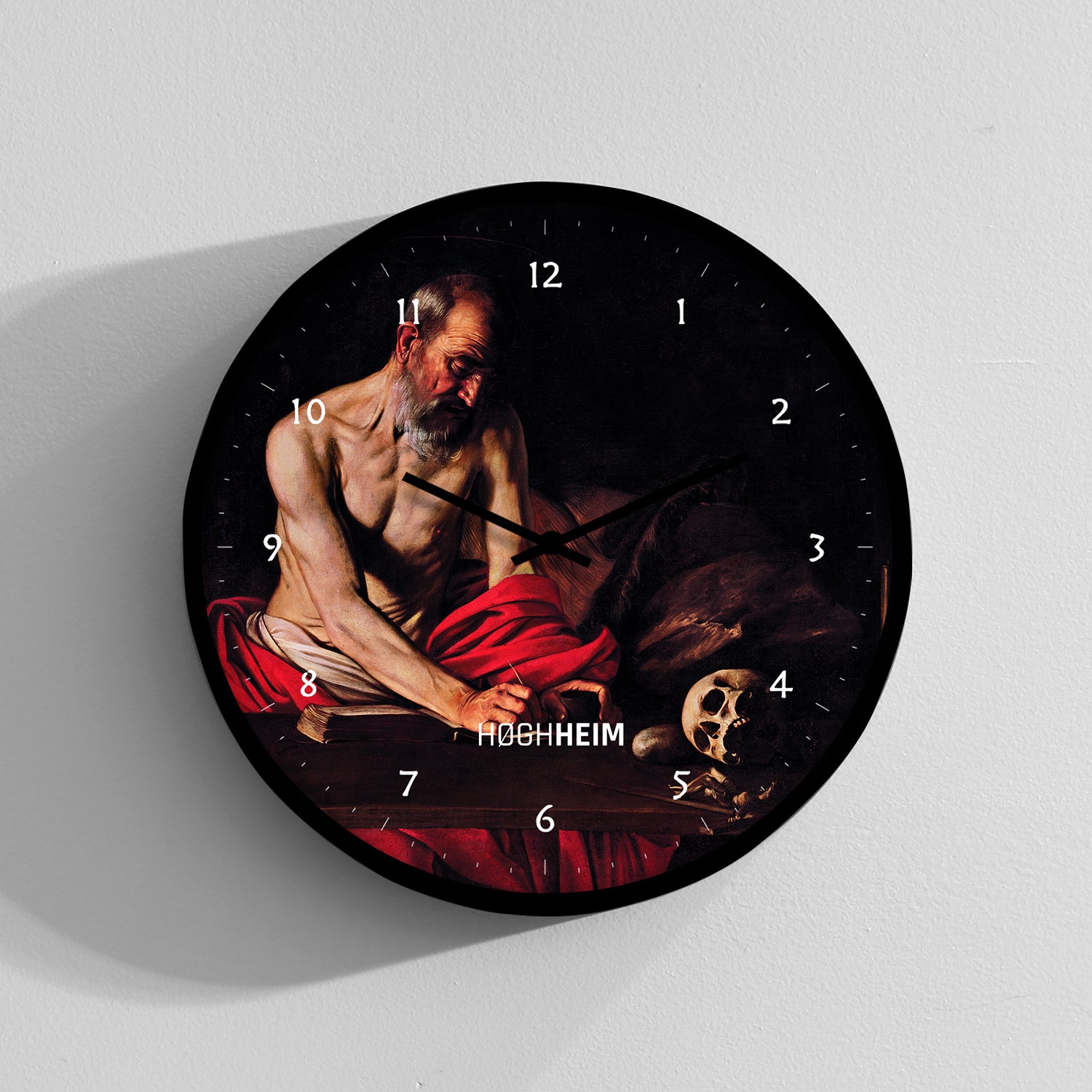 Saint Jerome Writing, 1607, El Yapımı Ahşap Duvar Saati