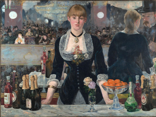 A Bar at the Folies-Bergère (1882) by Édouard Manet. Courtauld Institute of Art, London