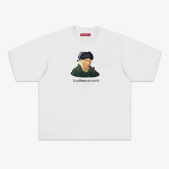 3 COFFEES NO LUNCH TEE