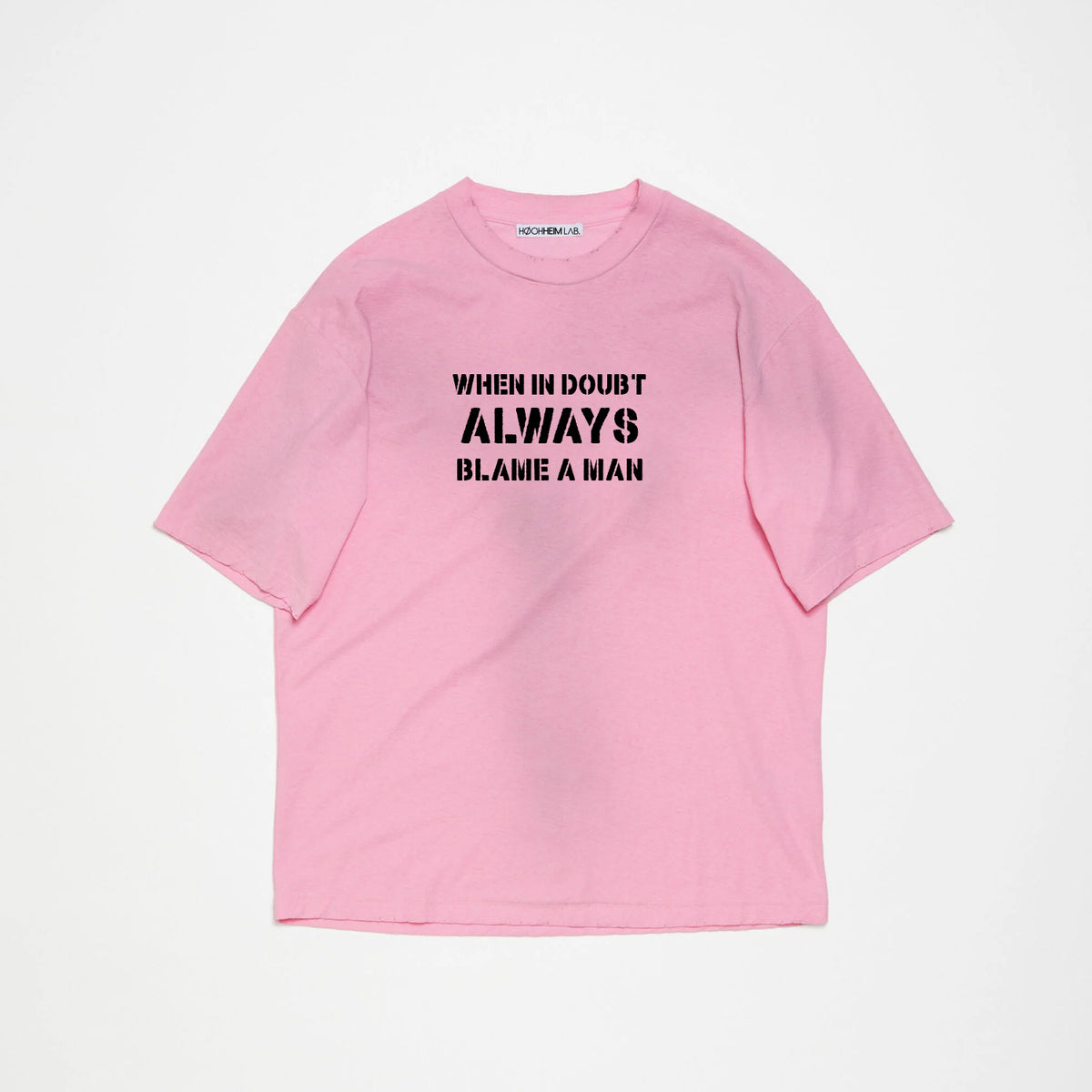 WHEN IN DOUBT, Oversize Unisex Tee | ÖN SİPARİŞ