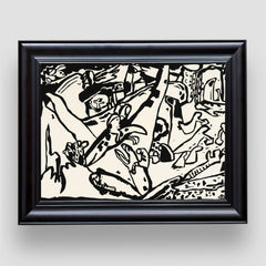 Composition 2, 1911, Wassily Kandinsky, Premium Tablo