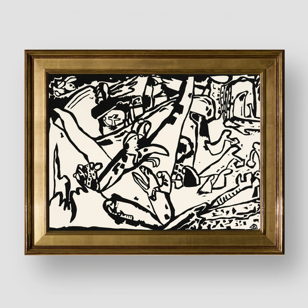Composition 2, 1911, Wassily Kandinsky, Premium Tablo