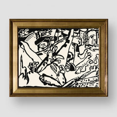Composition 2, 1911, Wassily Kandinsky, Premium Tablo