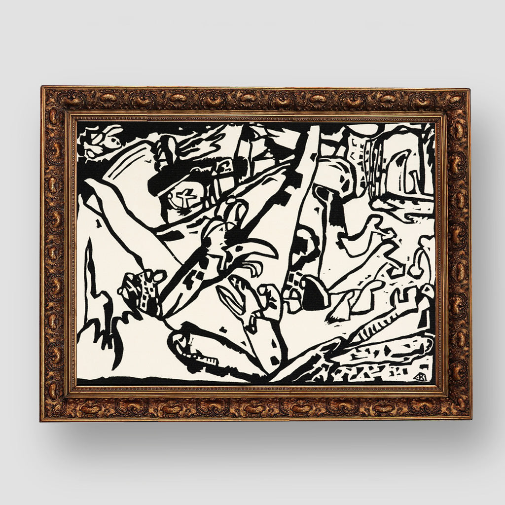 Composition 2, 1911, Wassily Kandinsky, Premium Tablo