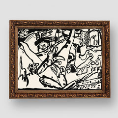 Composition 2, 1911, Wassily Kandinsky, Premium Tablo