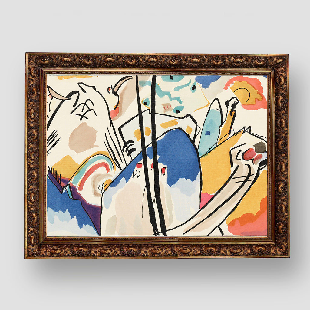 Der Blaue Reiter, 1914, Wassily Kandinsky, Premium Tablo