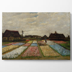 Flower Beds in Holland, 1883, Kanvas Tablo