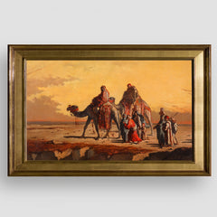 Francisco Lameyer - Desert Scene, Premium Tablo