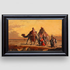 Francisco Lameyer - Desert Scene, Premium Tablo