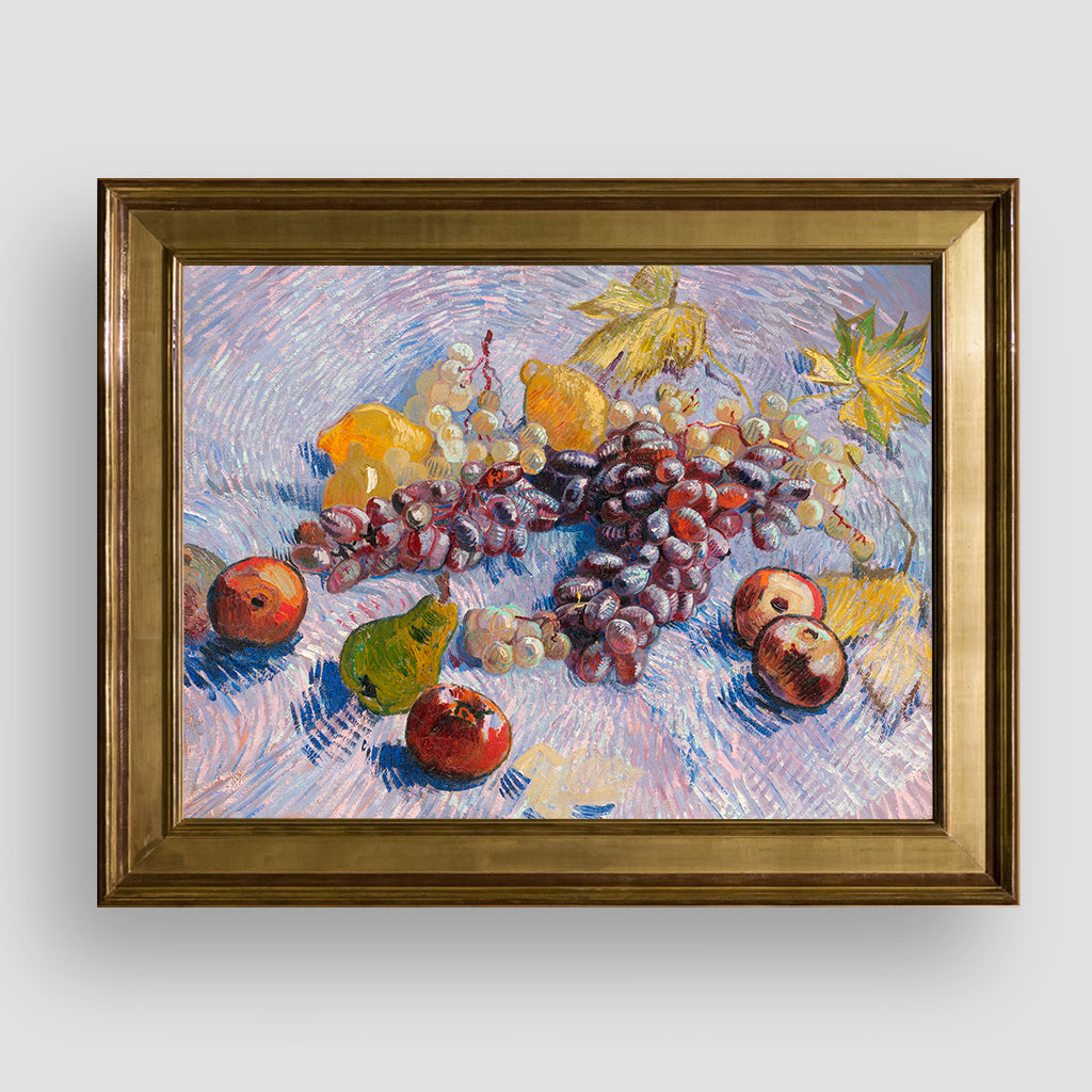 Grapes, Lemons, Pears, and Apples, Vincent van Gogh, Premium Tablo