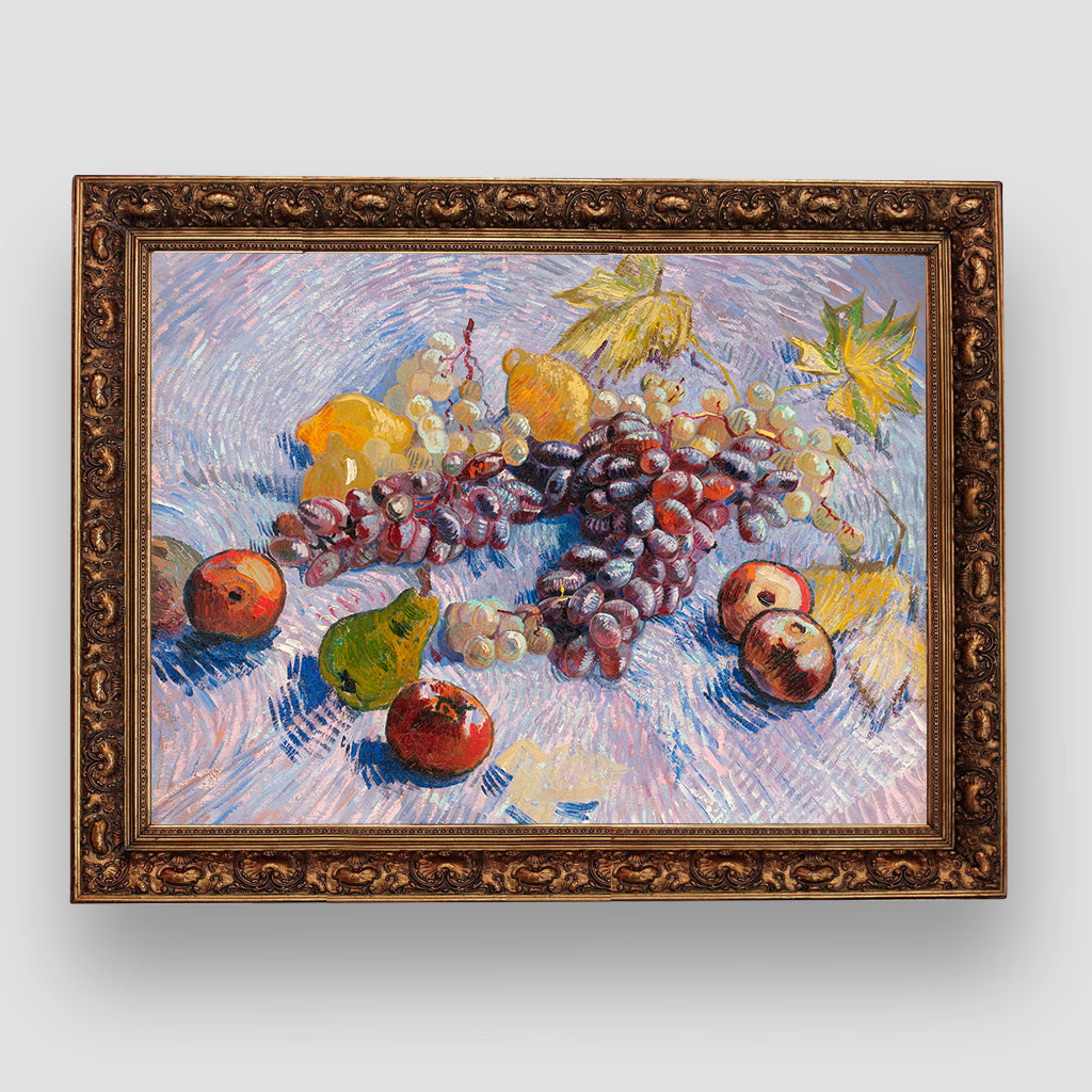 Grapes, Lemons, Pears, and Apples, Vincent van Gogh, Premium Tablo