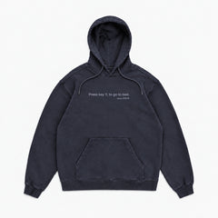 PRESS KEY Y OVERSIZE HOODIE | ÖN SİPARİŞ