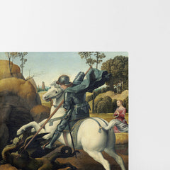 Saint George And The Dragon, 1506, Kanvas Tablo
