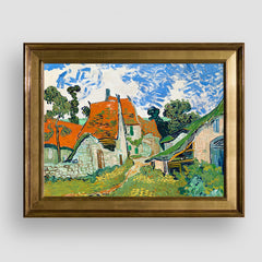 Street in Auvers-sur-Oise, Vincent van Gogh, Premium Tablo