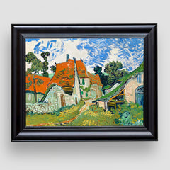 Street in Auvers-sur-Oise, Vincent van Gogh, Premium Tablo