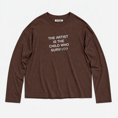 THE ARTIST BASIC UZUN KOL OVERSIZE TİŞÖRT | ÖN SİPARİŞ