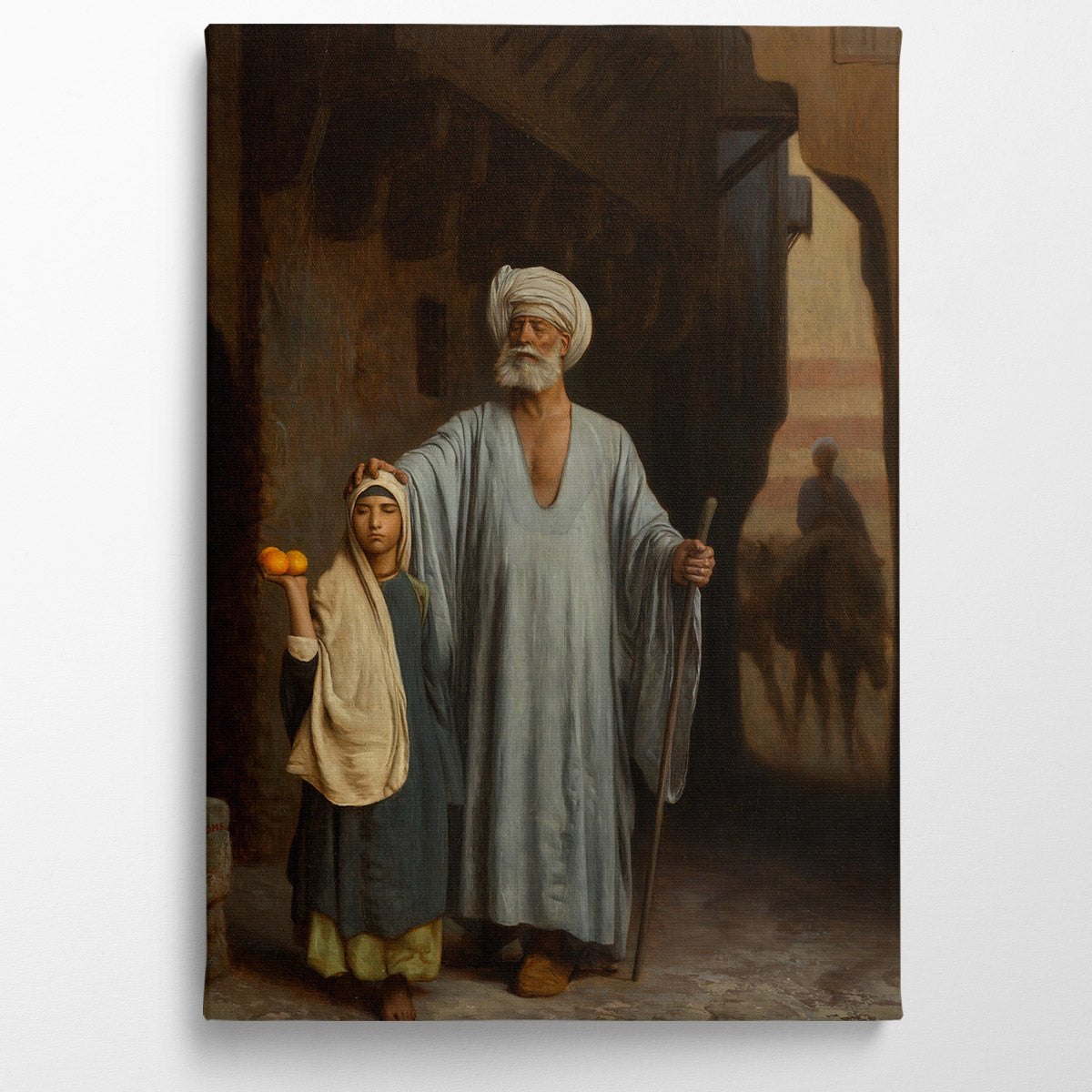 The Helping Hand, 1884, Kanvas Tablo