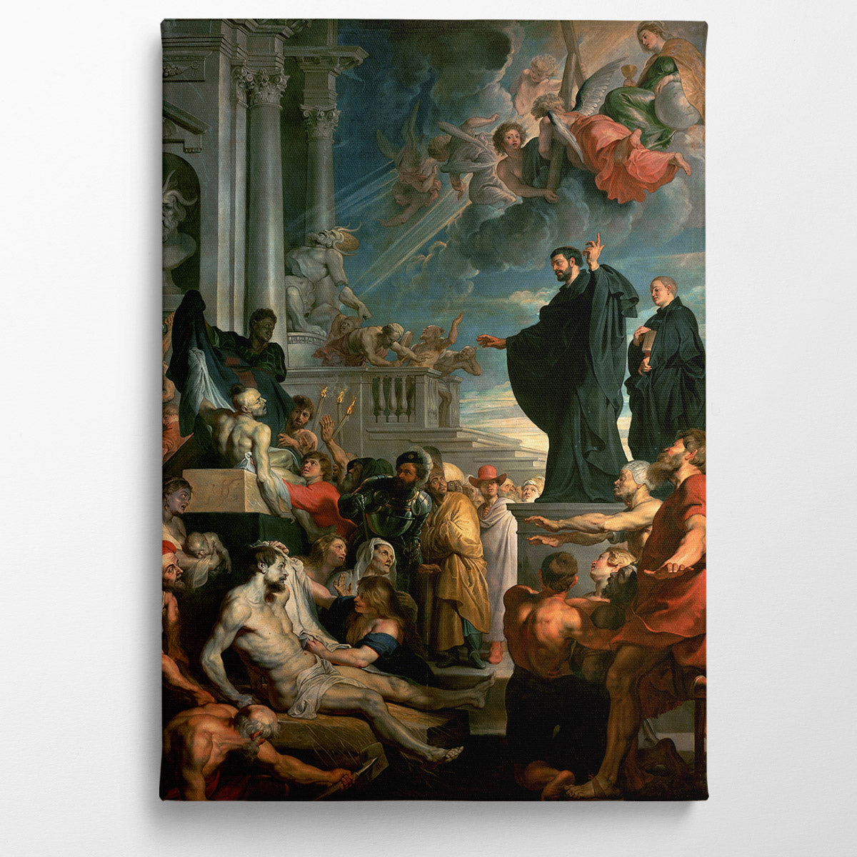 The Miracles Of Saint Francis Xavier, 1618, Kanvas Tablo