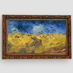 Wheatfield with Crows, Vincent van Gogh, Premium Tablo