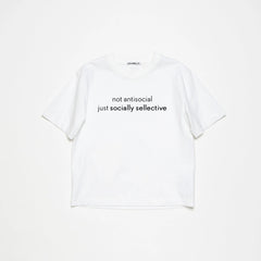 SOCIALLY SELLECTIVE, Oversize Unisex Tee | ÖN SİPARİŞ