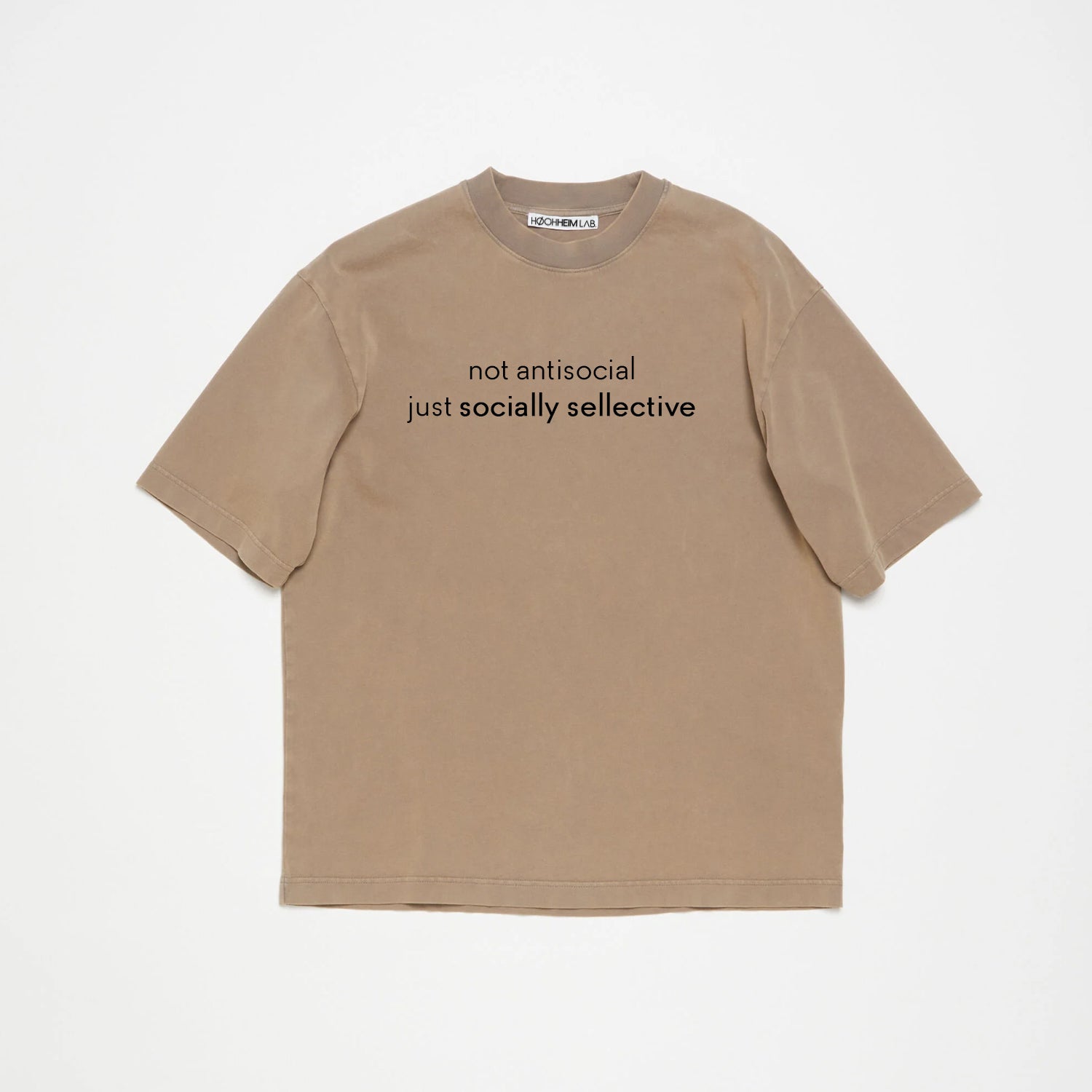 SOCIALLY SELLECTIVE, Oversize Unisex Tee | ÖN SİPARİŞ
