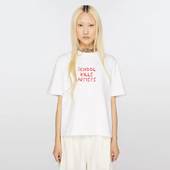 SCHOOL KILLS ARTISTS, Oversize Unisex Tee | ÖN SİPARİŞ