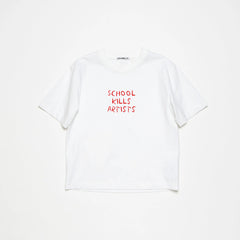 SCHOOL KILLS ARTISTS, Oversize Unisex Tee | ÖN SİPARİŞ
