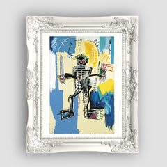 Warrior, Jean-Michel Basquiat, Premium Tablo