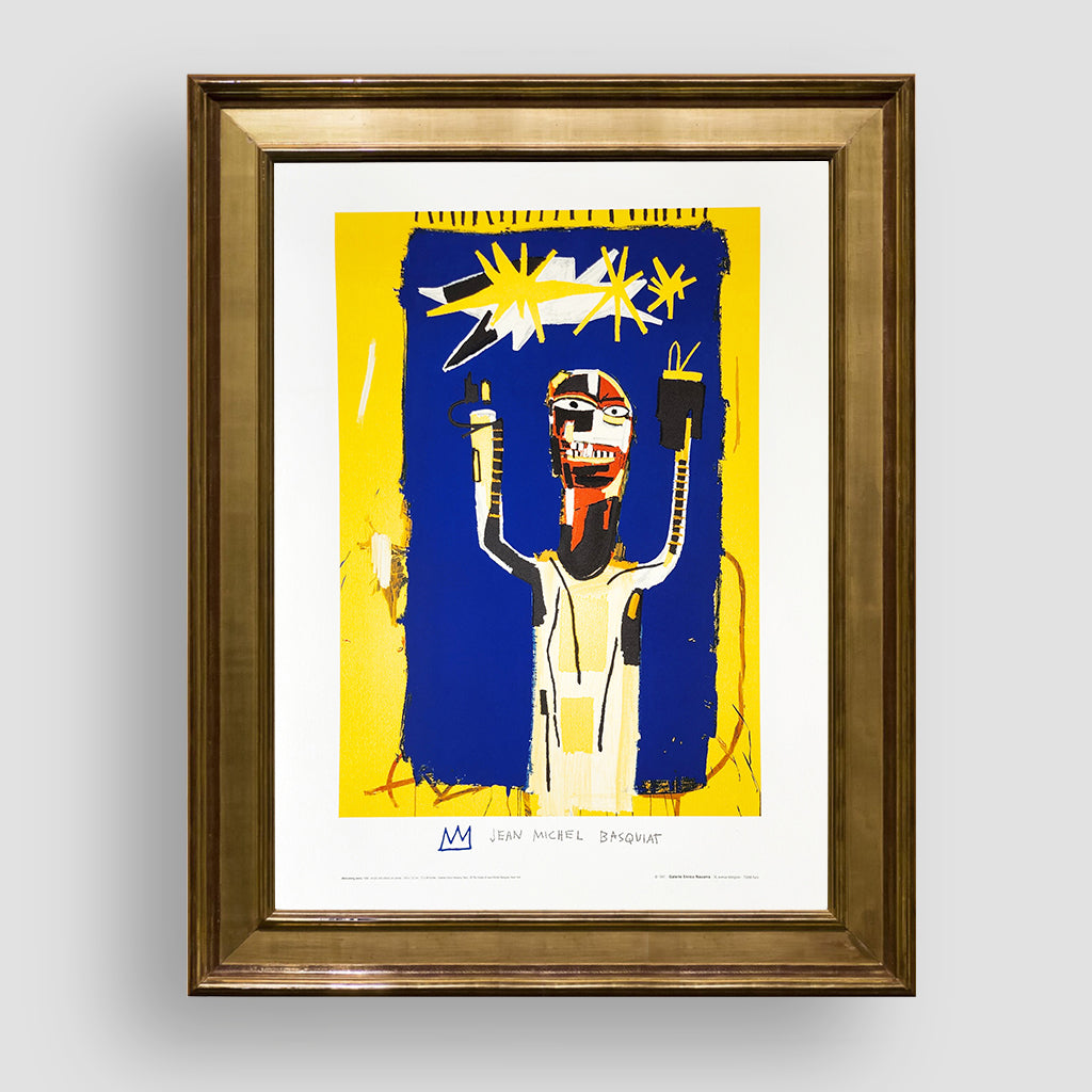 Welcoming Jeers, Jean-Michel Basquiat, Premium Tablo