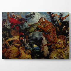 The Tiger Hunt, 1618, Kanvas Tablo