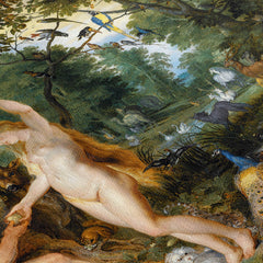 The Garden of Eden with the Fall of Man, 1615, Kanvas Tablo