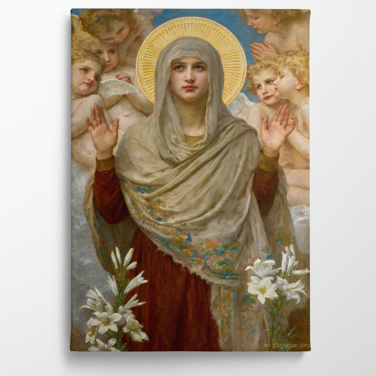 Ora Pro Nobis, 1903, William Bouguereau, Kanvas Tablo