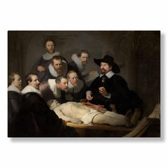 Dr. Nicolaes Tulp’un Anatomi Dersi, 1632, Kanvas Tablo